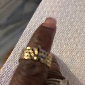 Elegant Gold Ring with Butterfly Accent